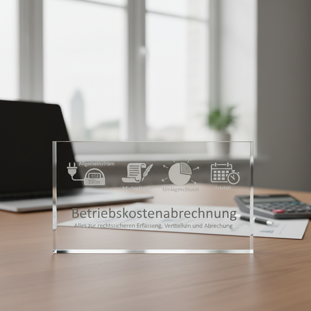 Allgemeinstrom in der Betriebskostenabrechnung richtig abrechnen