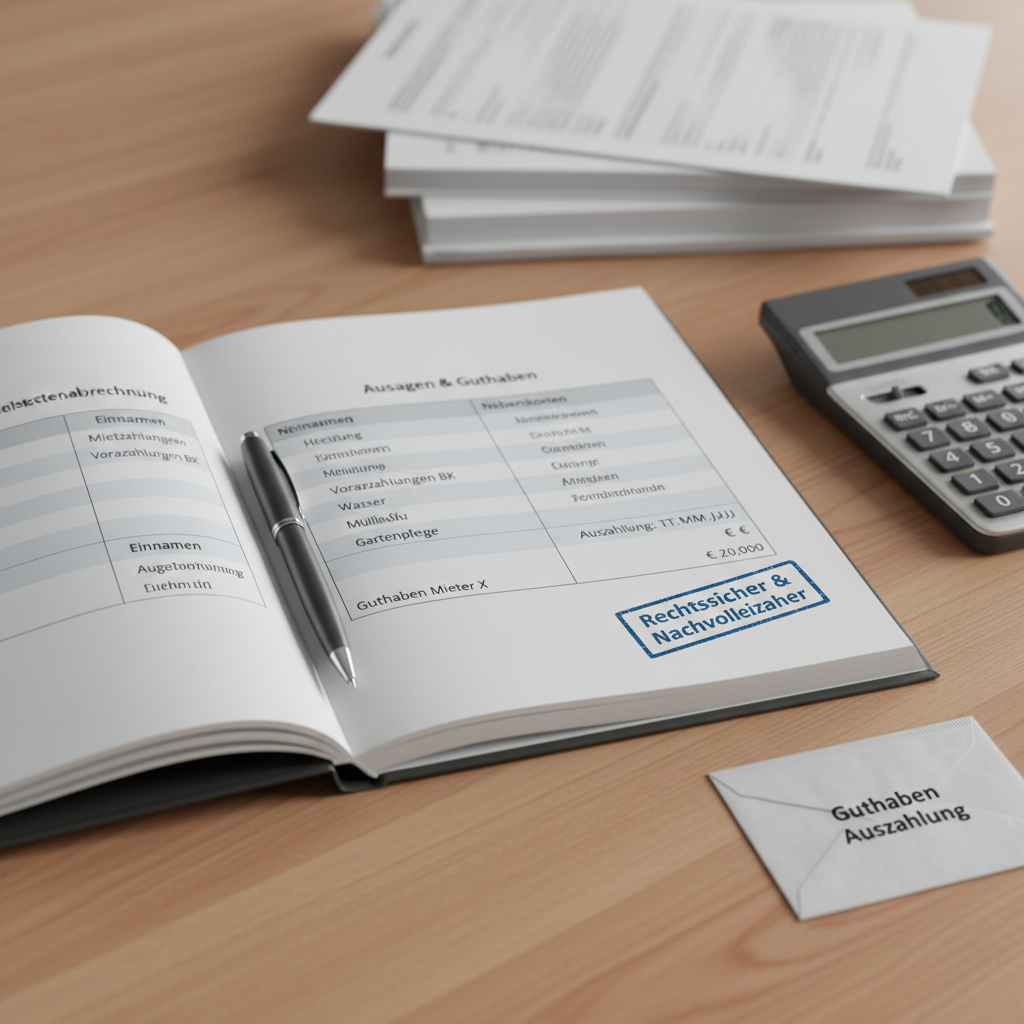 Guthaben in der Betriebskostenabrechnung korrekt ermitteln und ausweisen