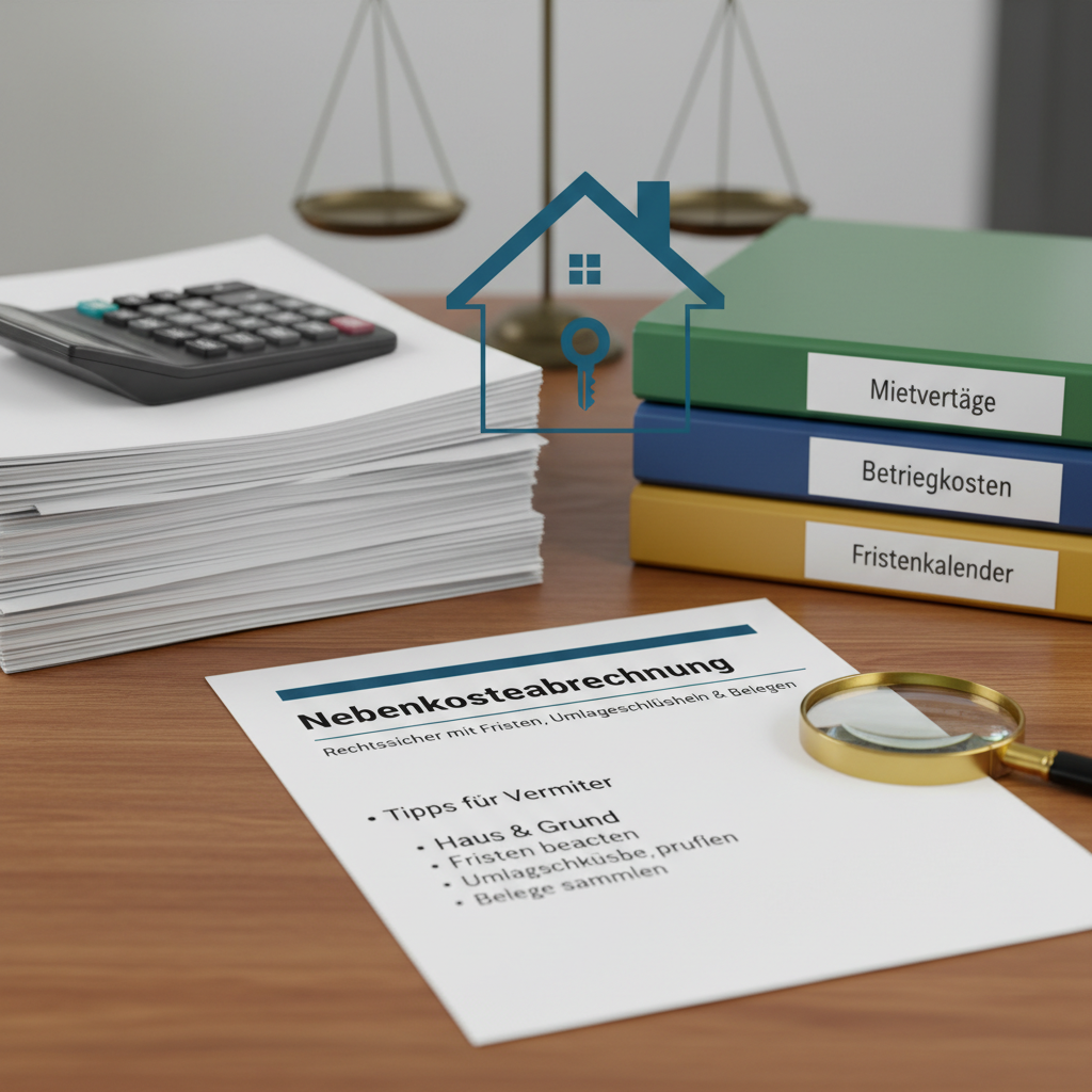 Betriebskostenabrechnung für Vermieter rechtssicher gestalten