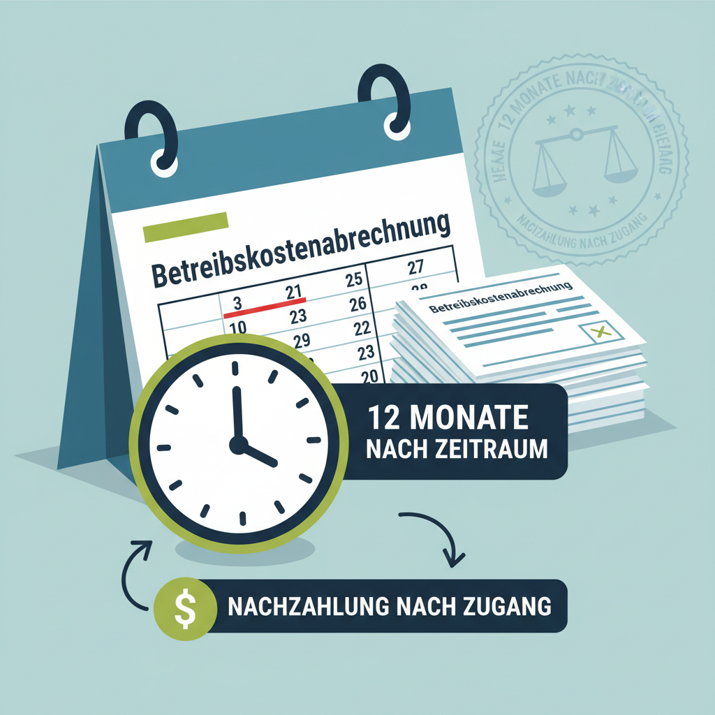 Fälligkeit von Betriebskostenabrechnungen und Fristen im Überblick