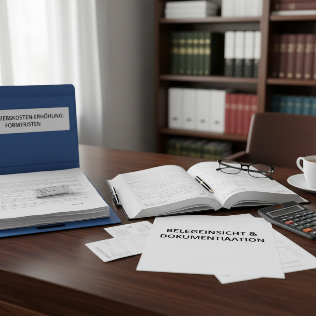 Nebenkostenabrechnung und Betriebskostenerhöhung rechtssicher gestalten