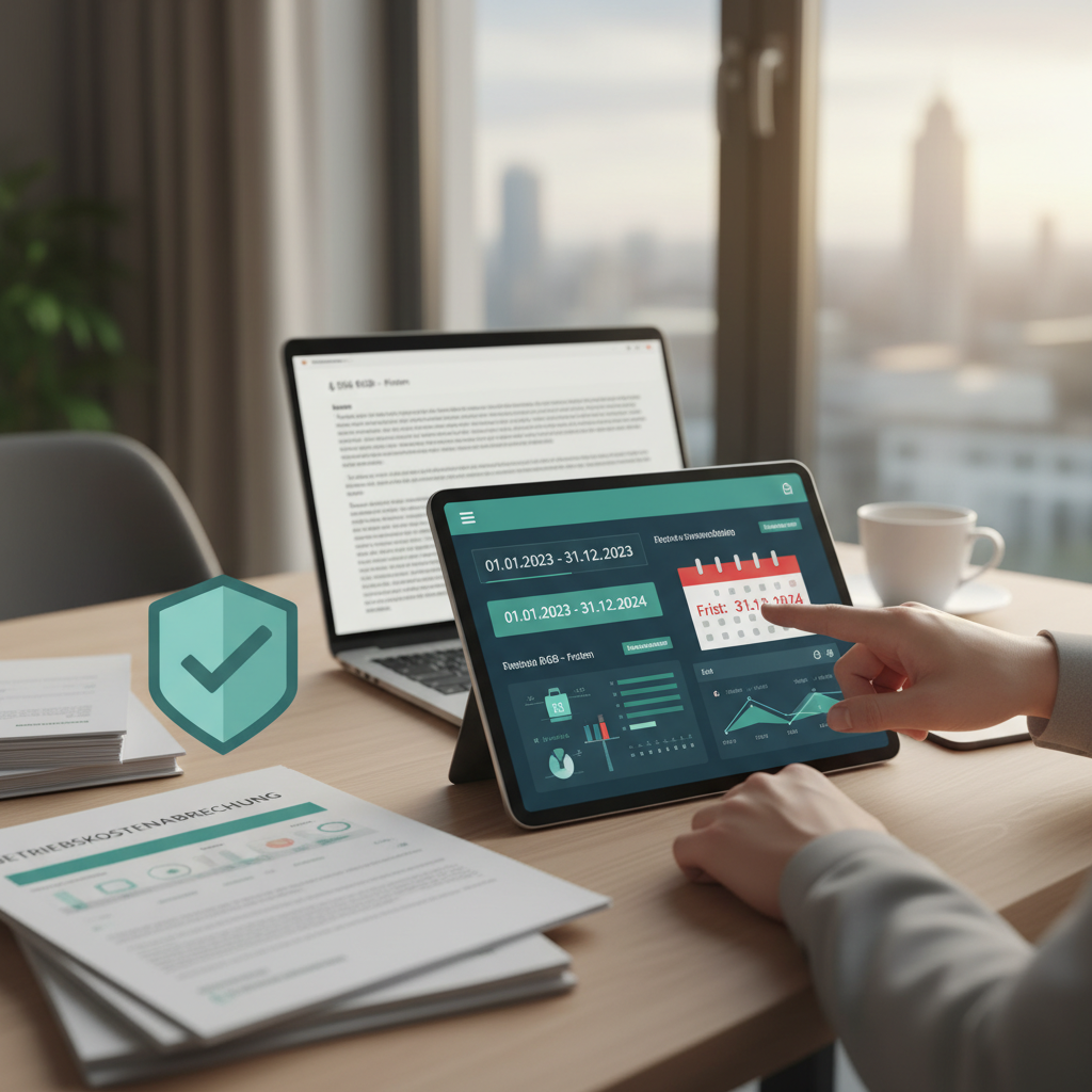 Abrechnungszeitraum der Betriebskostenabrechnung richtig gestalten